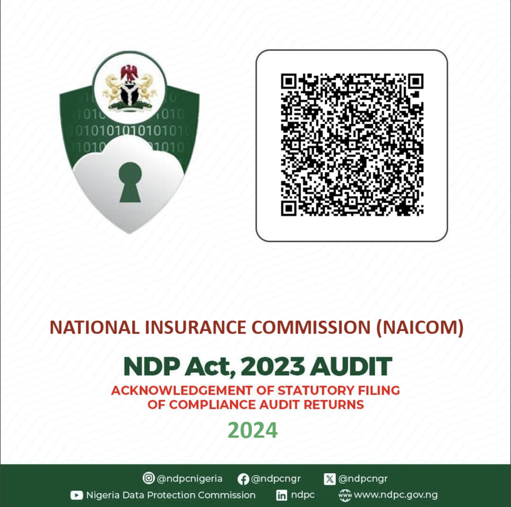 NDP Act Certificate